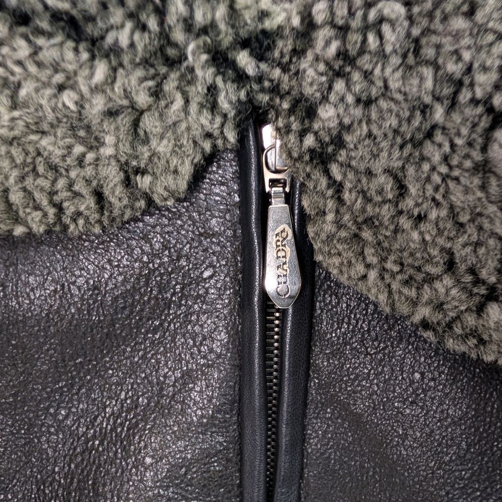 Cuadra Shearling Lined Leather Jacket - image 6